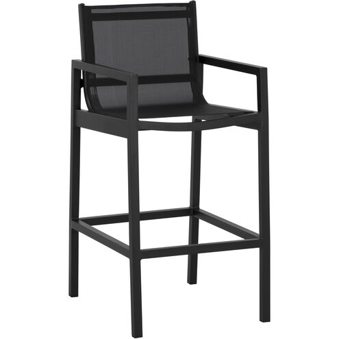 Merano 45 inch Black Outdoor Barstool